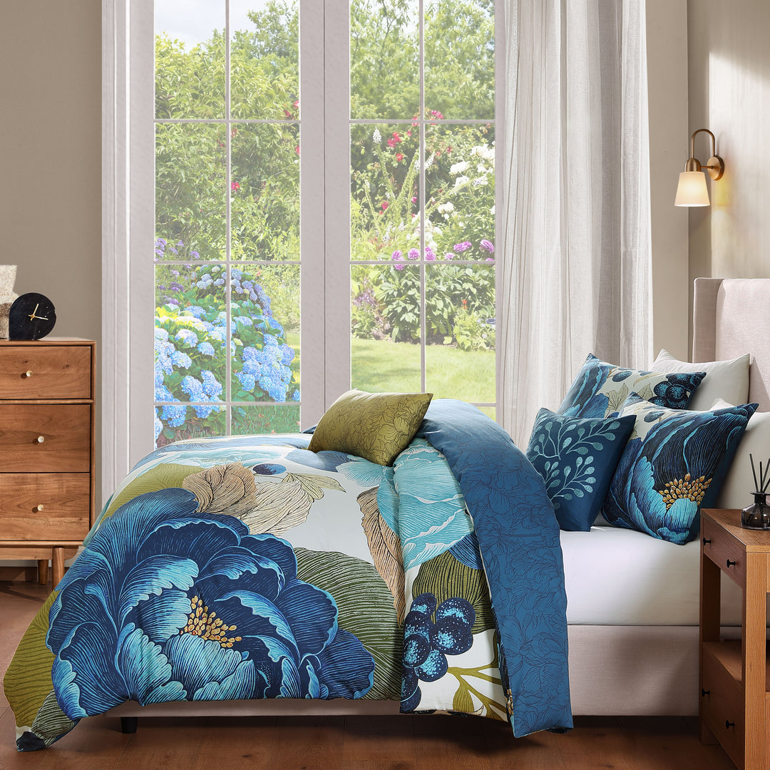 Bebejan Teal Tapestry 5 Piece Reversible Comforter Set Comforter Sets By Bebejan®