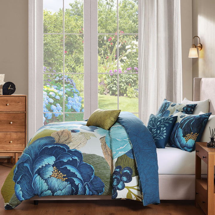Bebejan Teal Tapestry 5 Piece Reversible Comforter Set Comforter Sets By Bebejan®