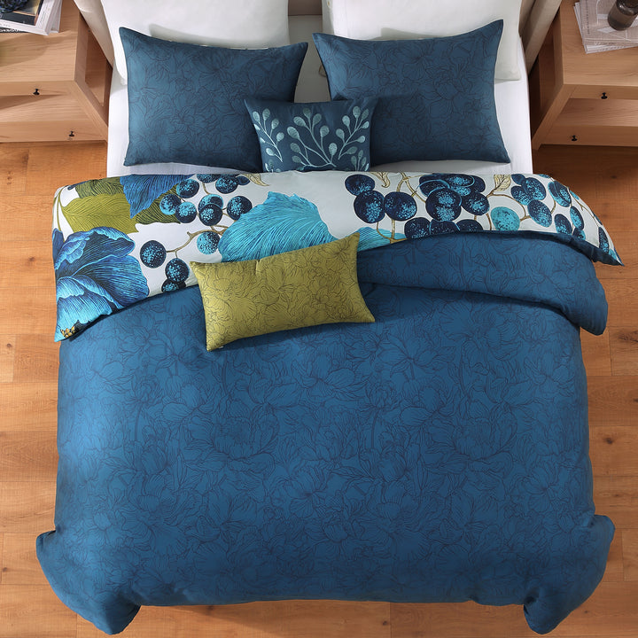 Bebejan Teal Tapestry 5 Piece Reversible Comforter Set Comforter Sets By Bebejan®