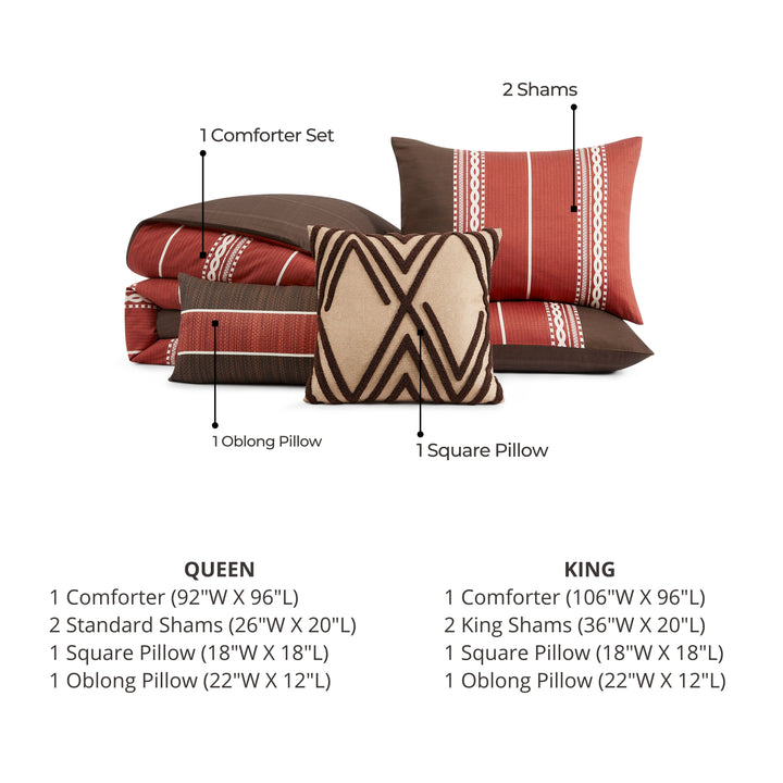 Bebejan Terra Spice 5 Piece Reversible Comforter Set Comforter Sets By Bebejan®