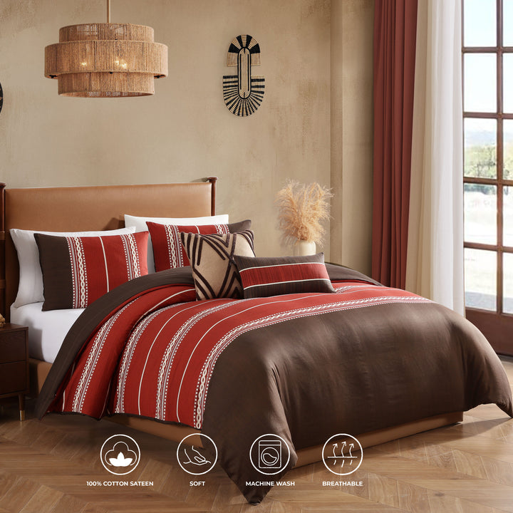 Bebejan Terra Spice 5 Piece Reversible Comforter Set Comforter Sets By Bebejan®