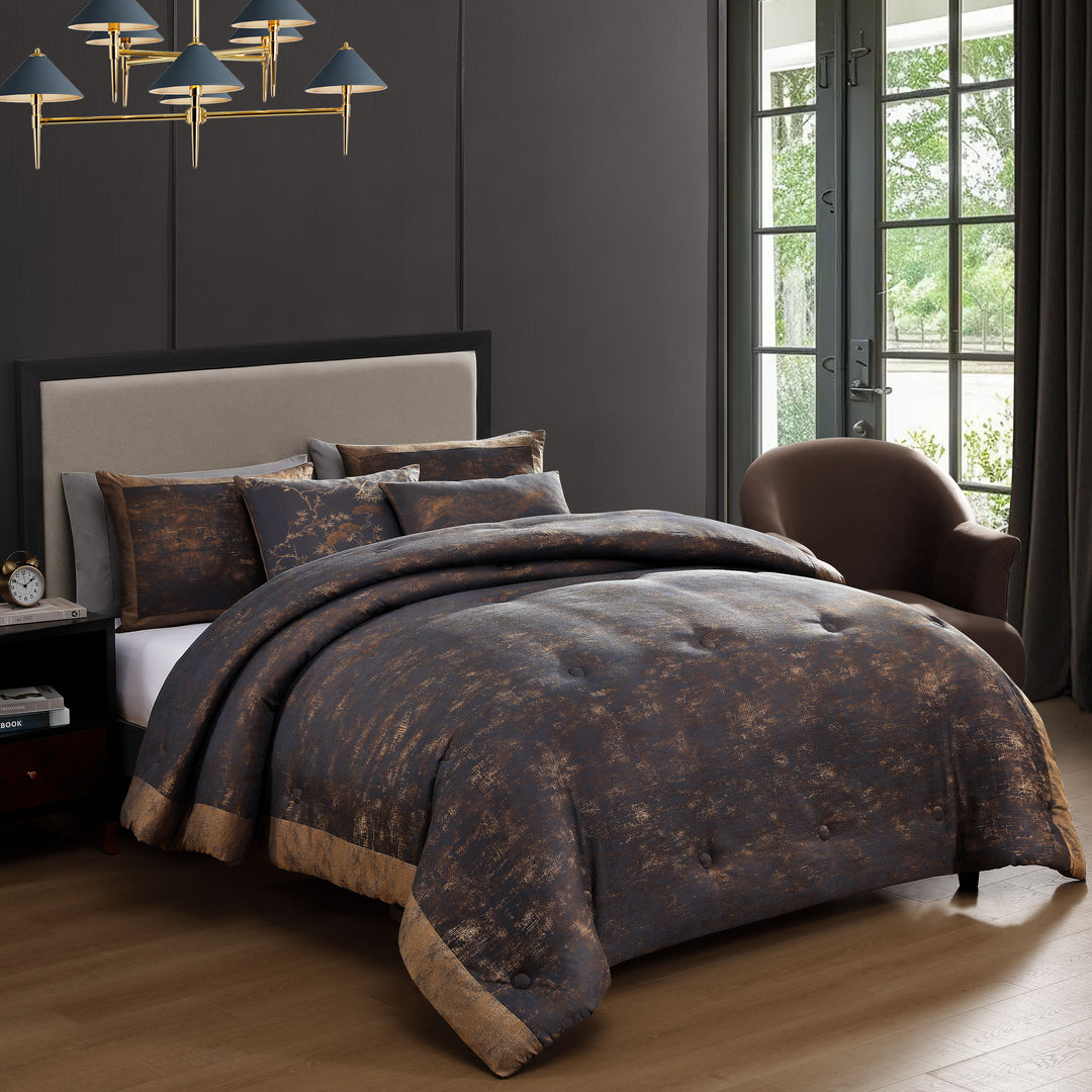Bebejan Texture Jacquard 5 Piece Comforter Set Comforter Sets By Bebejan®