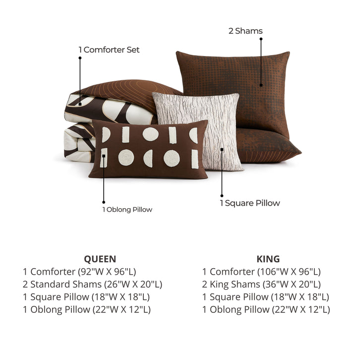 Bebejan Toffee Web 5 Piece Reversible Comforter Set Comforter Sets By Bebejan®