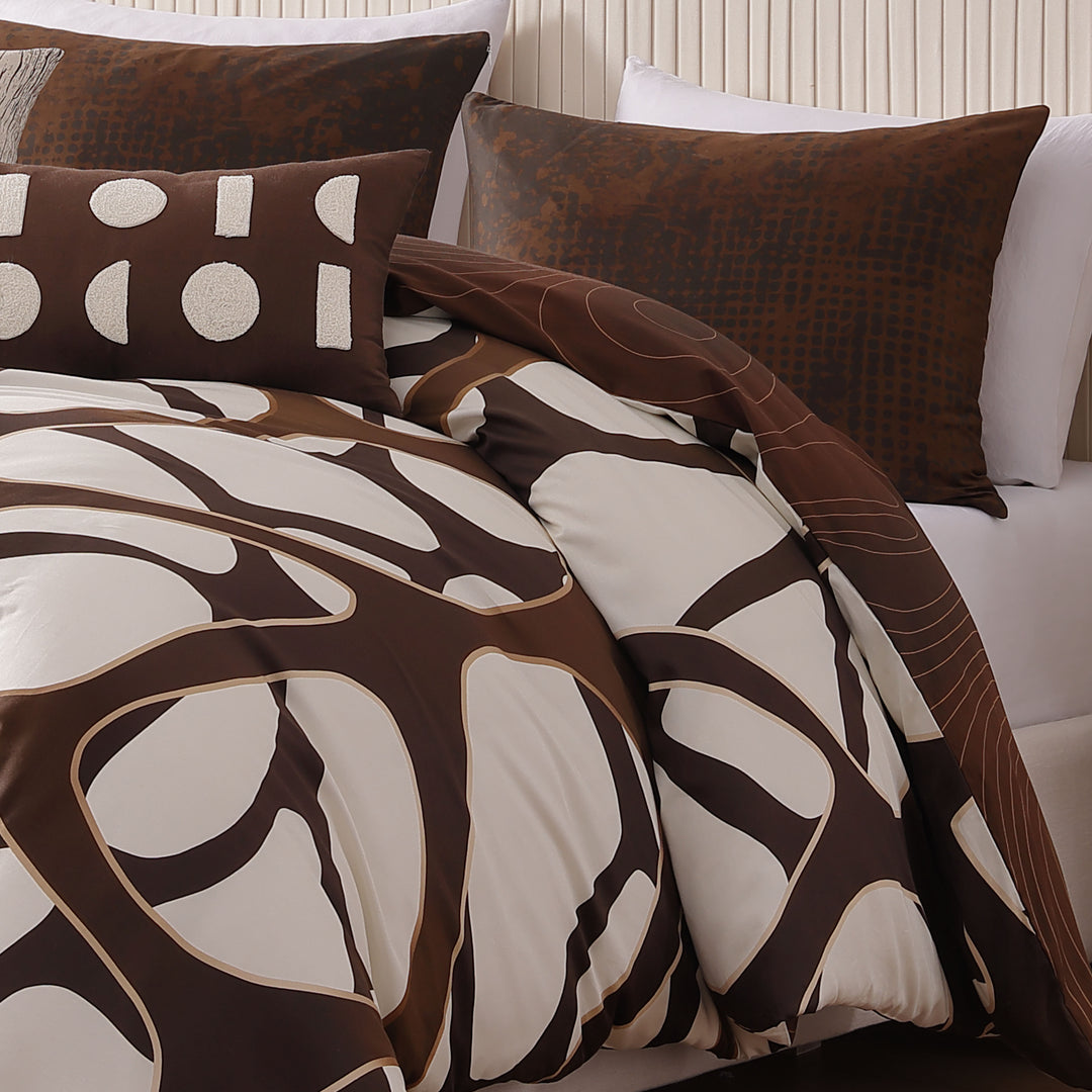 Bebejan Toffee Web 5 Piece Reversible Comforter Set Comforter Sets By Bebejan®