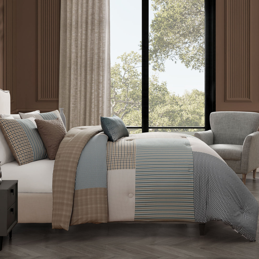 Bebejan Tranquil Patch 5 Piece Reversible Comforter Set Comforter Sets By Bebejan®