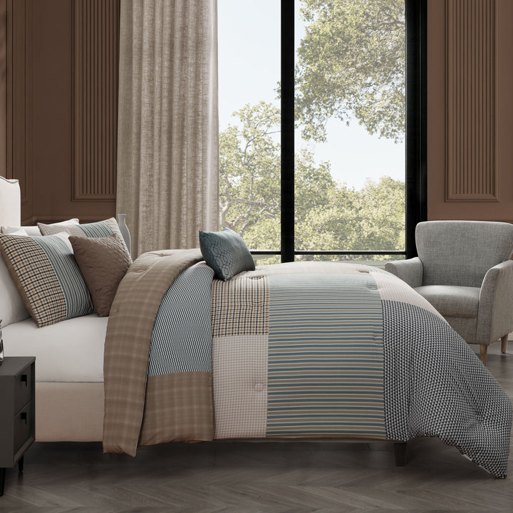 Bebejan Tranquil Patch 5 Piece Reversible Comforter Set Comforter Sets By Bebejan®