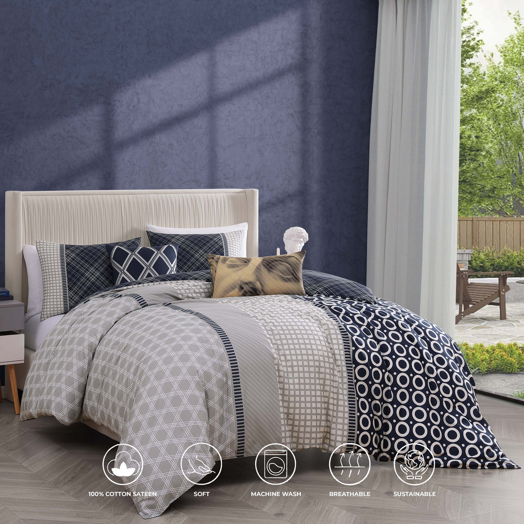 Bebejan Vertigeo 5 Piece Reversible Comforter Set Comforter Sets By Bebejan®