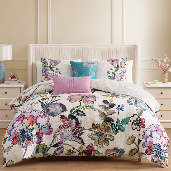 Bebejan Watercolor Jacobean 5 Piece Reversible Comforter Set Comforter Sets By Bebejan®