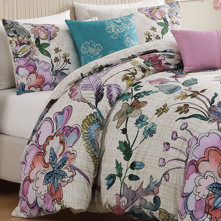 Bebejan Watercolor Jacobean 5 Piece Reversible Comforter Set Comforter Sets By Bebejan®
