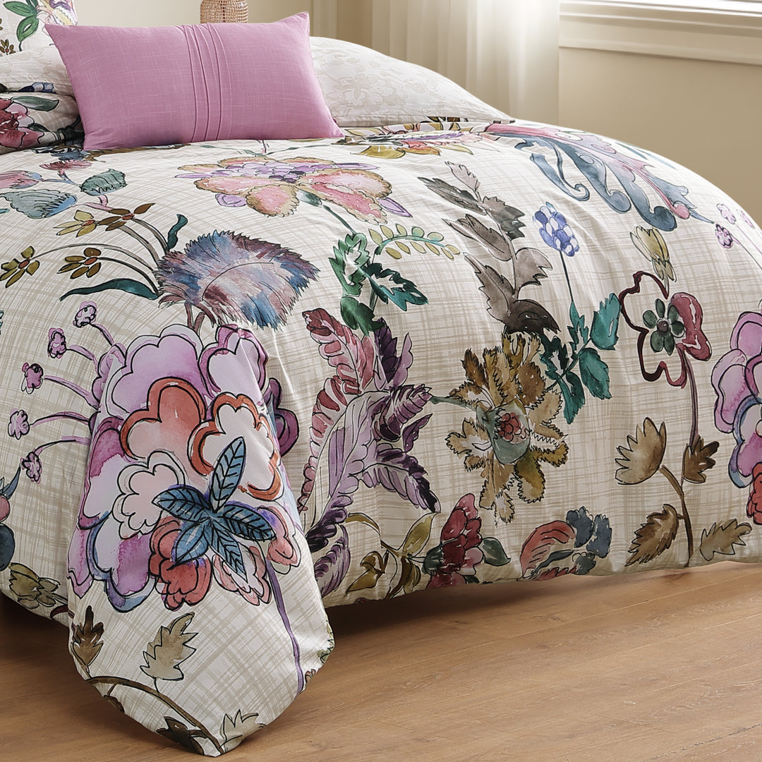 Bebejan Watercolor Jacobean 5 Piece Reversible Comforter Set Comforter Sets By Bebejan®
