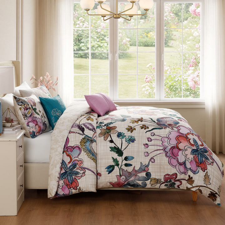 Bebejan Watercolor Jacobean 5 Piece Reversible Comforter Set Comforter Sets By Bebejan®