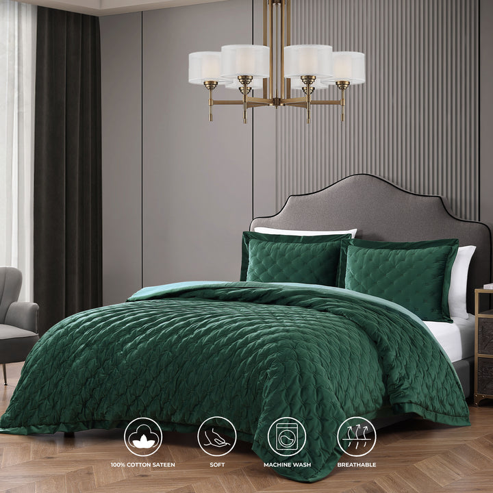 Bebejan 3 Piece Velvet Comforter Set Comforter Sets By Bebejan®