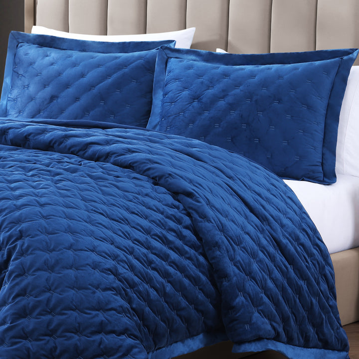 Bebejan 3 Piece Velvet Comforter Set Comforter Sets By Bebejan®