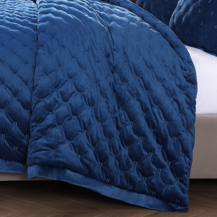 Bebejan 3 Piece Velvet Comforter Set Comforter Sets By Bebejan®