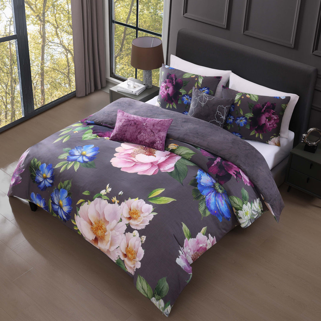 Bebejan Elegant Blossoms 5 Piece Reversible Comforter Set Comforter Sets By Bebejan®