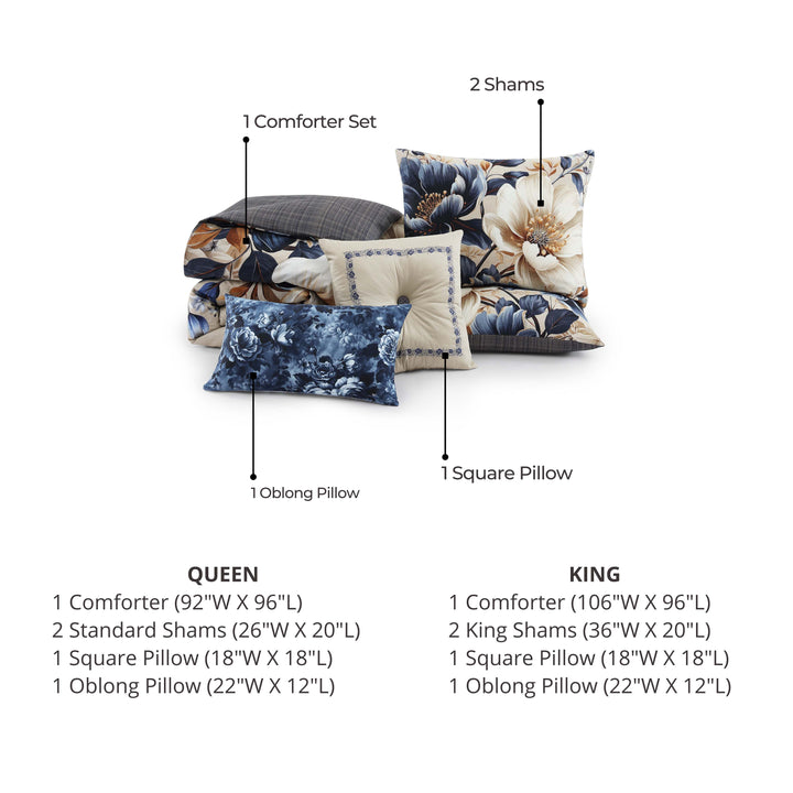 Bebejan English Manor 5 Piece Reversible Comforter Set Comforter Sets By Bebejan®