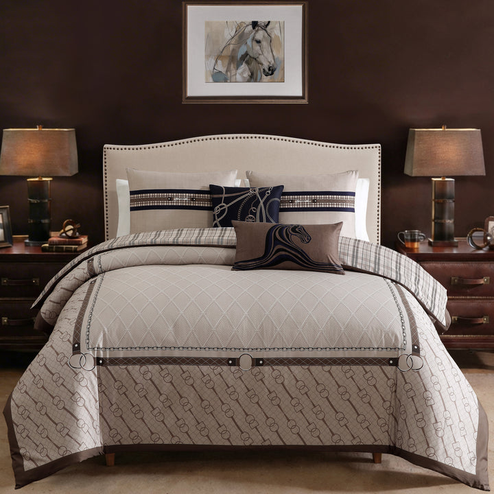 Bebejan Equestrian 5 Piece Reversible Comforter Set Comforter Sets By Bebejan®