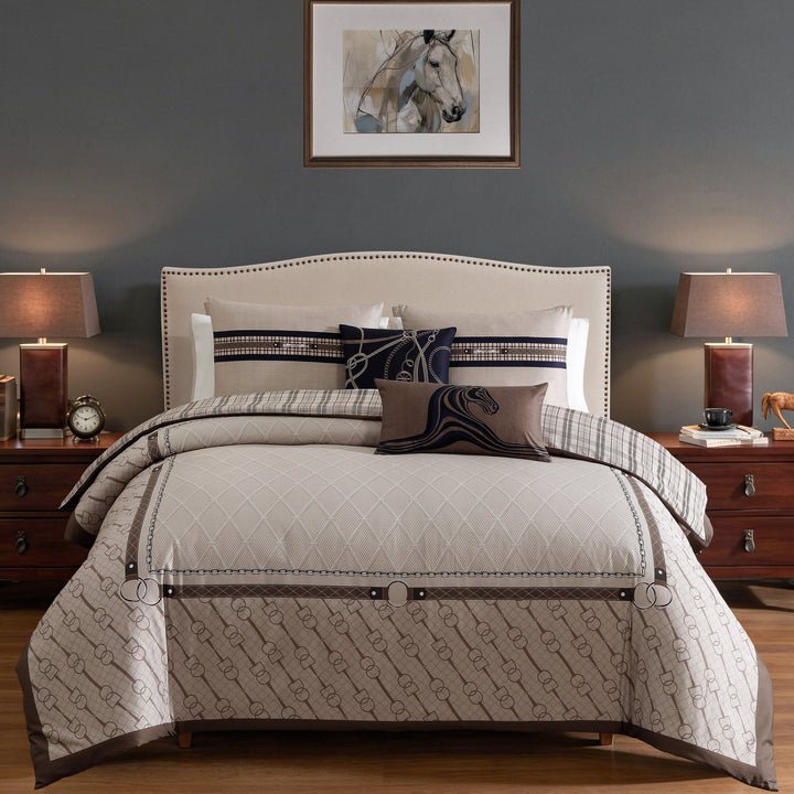 Bebejan Equestrian 5 Piece Reversible Comforter Set Comforter Sets By Bebejan®