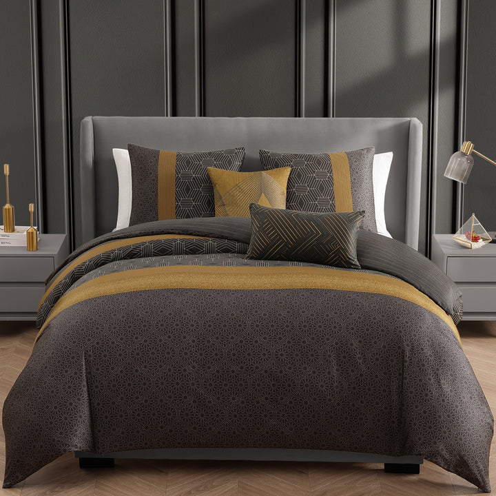Bebejan Golden Hex 5 Piece Reversible Comforter Set Comforter Sets By Bebejan®