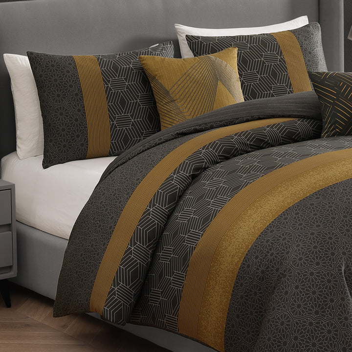 Bebejan Golden Hex 5 Piece Reversible Comforter Set Comforter Sets By Bebejan®