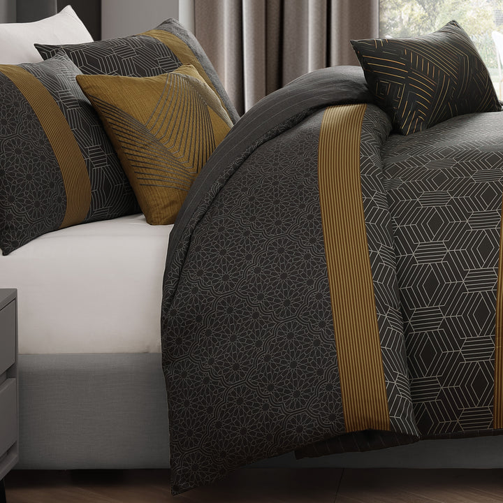 Bebejan Golden Hex 5 Piece Reversible Comforter Set Comforter Sets By Bebejan®