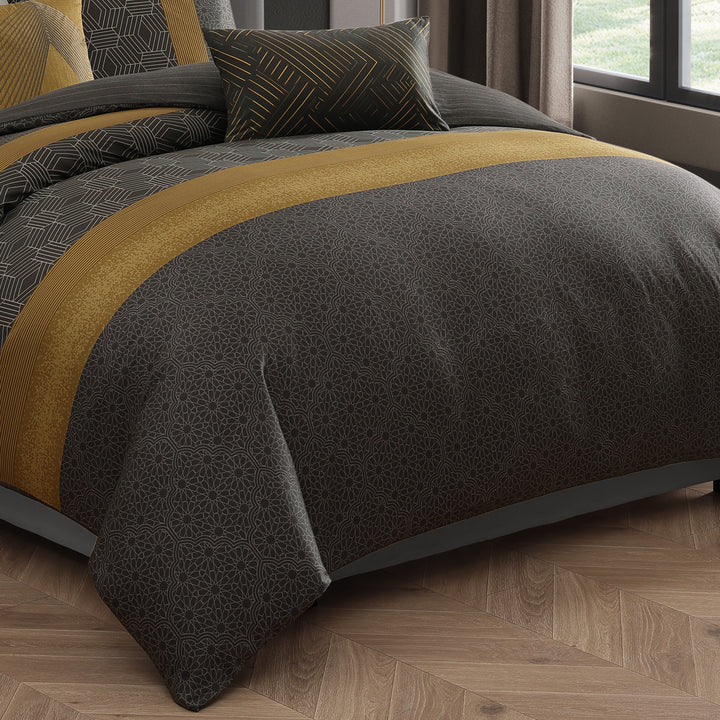 Bebejan Golden Hex 5 Piece Reversible Comforter Set Comforter Sets By Bebejan®