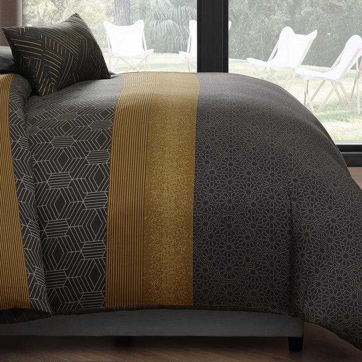 Bebejan Golden Hex 5 Piece Reversible Comforter Set Comforter Sets By Bebejan®