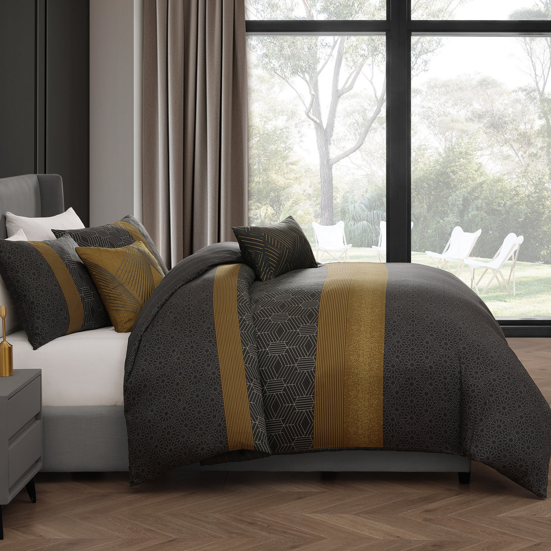 Bebejan Golden Hex 5 Piece Reversible Comforter Set Comforter Sets By Bebejan®