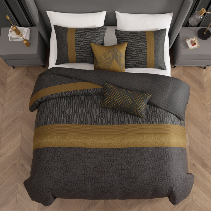 Bebejan Golden Hex 5 Piece Reversible Comforter Set Comforter Sets By Bebejan®