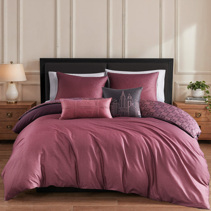 Bebejan Mauve Dreams 5 Piece Reversible Comforter Set Comforter Sets By Bebejan®