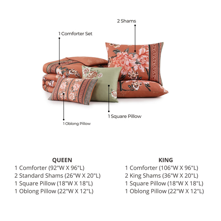 Bebejan Rossana 5 Piece Reversible Comforter Set Comforter Sets By Bebejan®