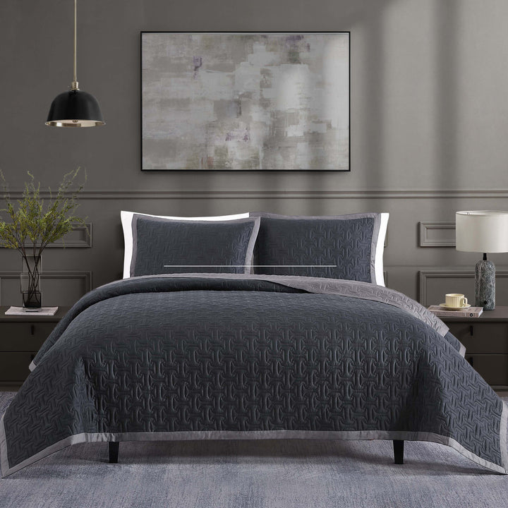 Bebejan 3 Piece Textured Quilted Coverlet Set Coverlet By Bebejan®