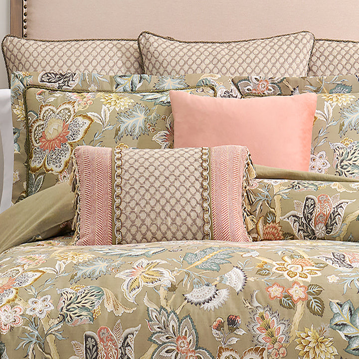 Belle Floral 4 Piece Comforter Set