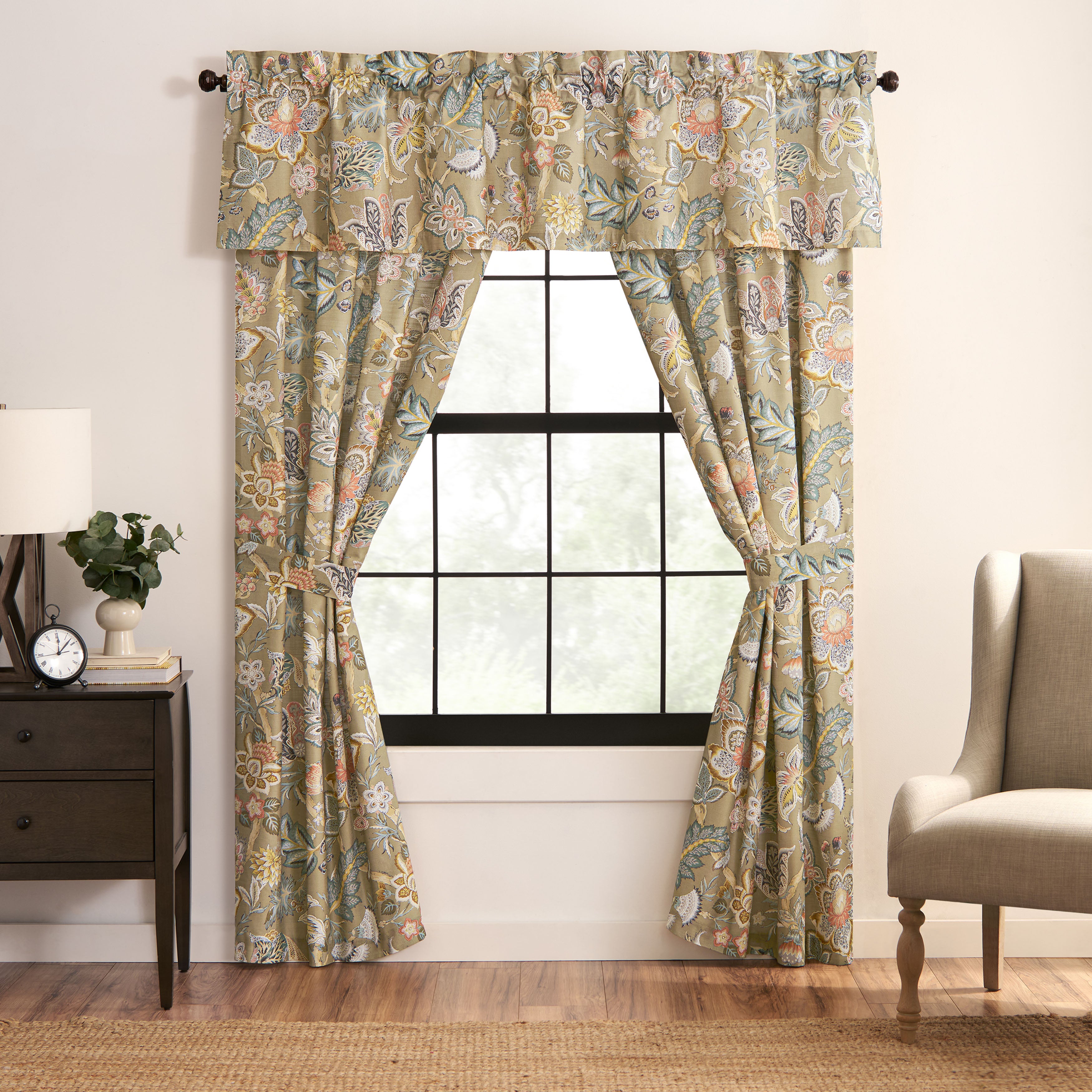 Belle Floral Window Panel Pair – Latest Bedding