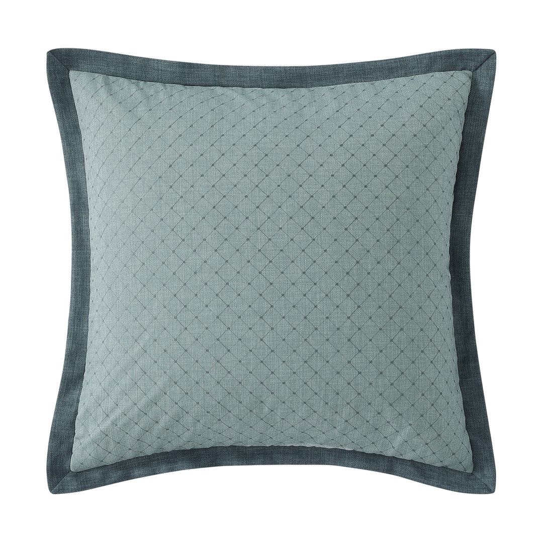 Blossom View Teal Euro Sham Euro Sham By J. Queen New York