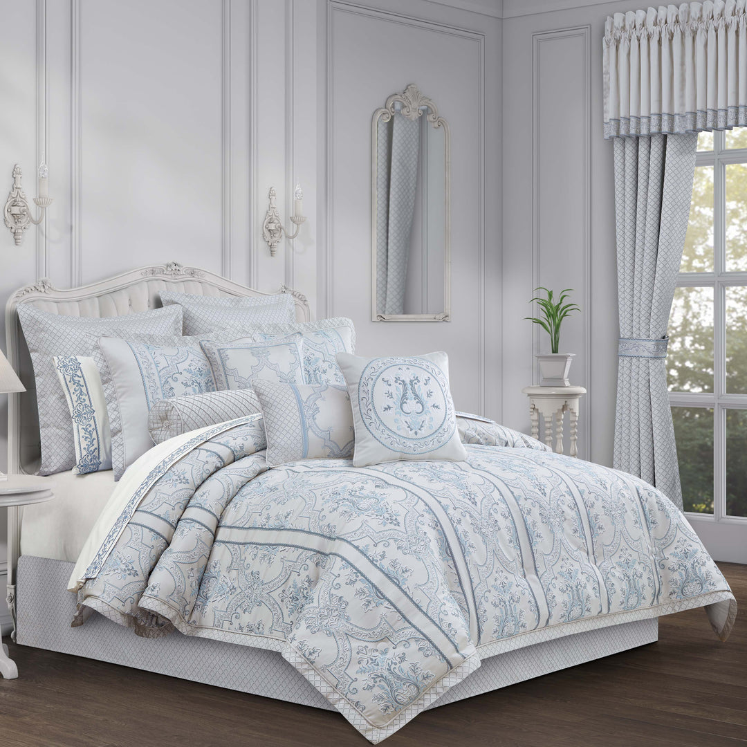 Boulevard Sterling 4 Piece Comforter Set Comforter Sets By J. Queen New York