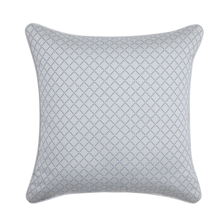 Boulevard Sterling Square Decorative Throw Pillow 18" x 18" Throw Pillows By J. Queen New York