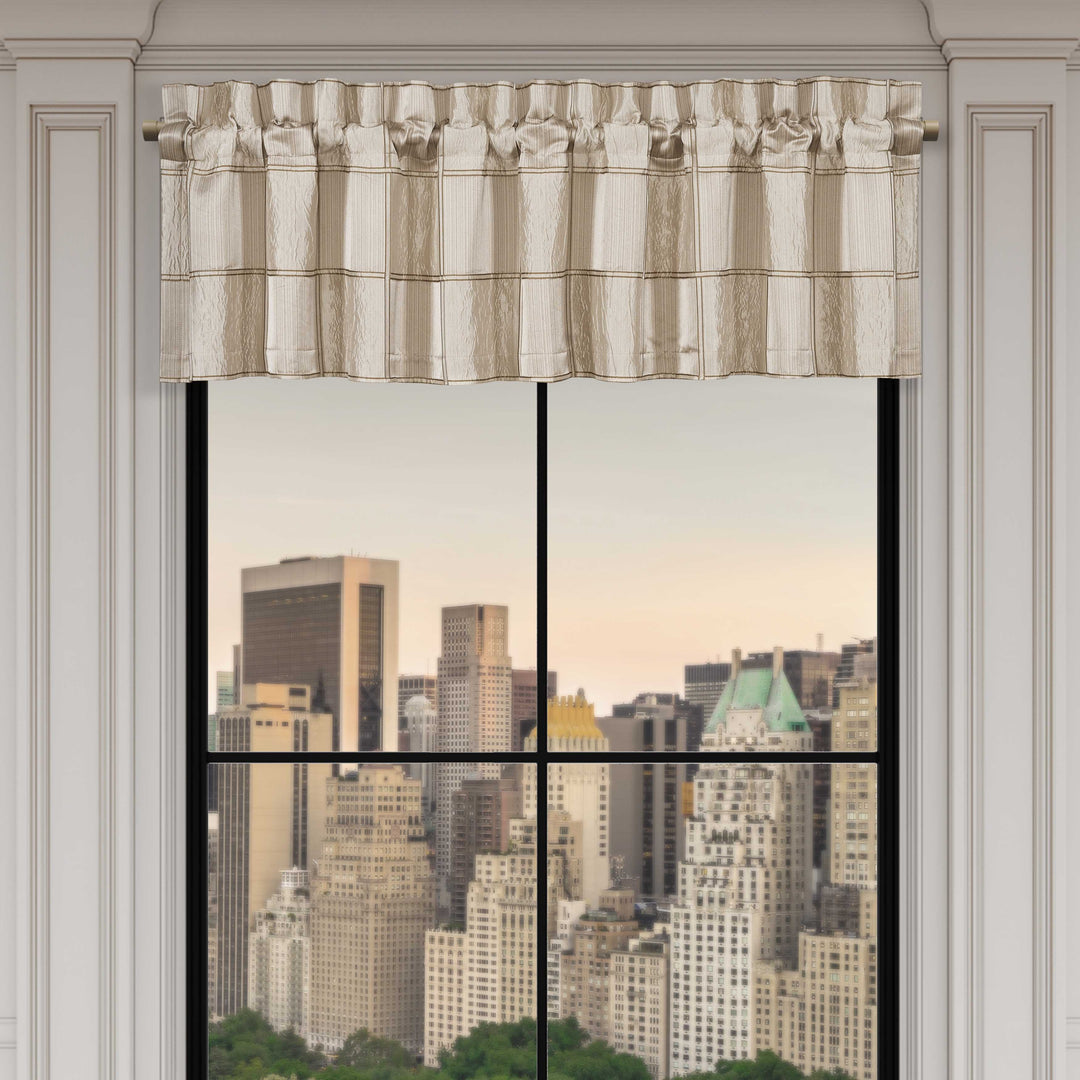 Brando Flax Straight Window Valance Window Valance By J. Queen New York