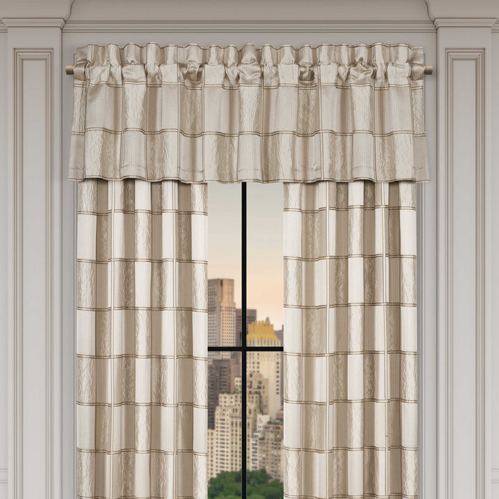 Brando Flax Straight Window Valance Window Valance By J. Queen New York