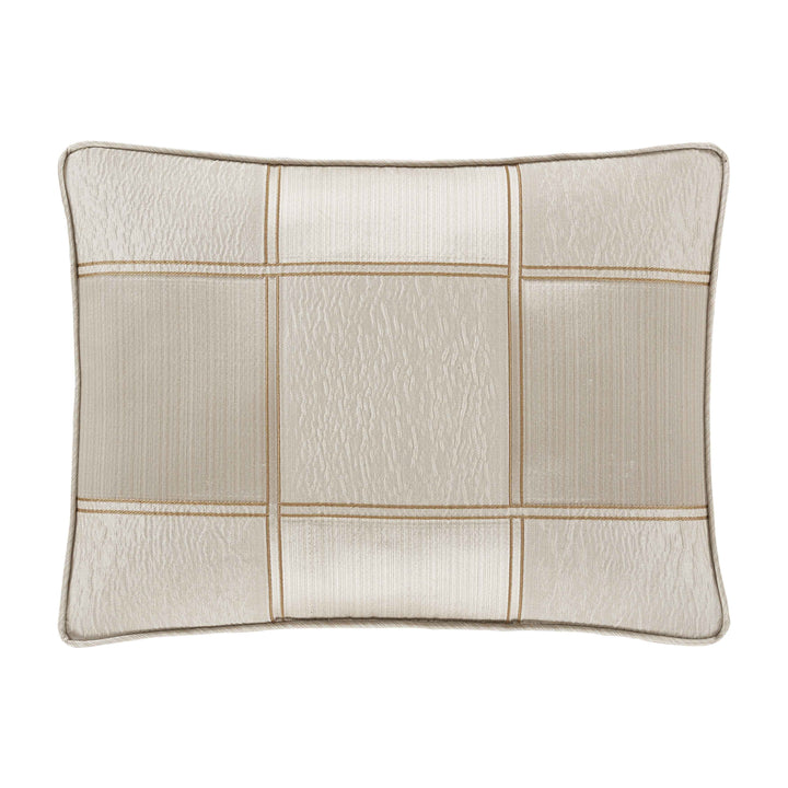 Brando Ivory Boudoir Decorative Throw Pillow 20" x 15" Throw Pillows By J. Queen New York