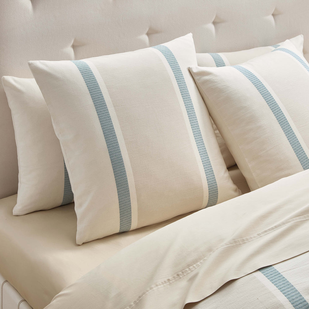 Breeze Light Teal Euro Sham Euro Sham By J. Queen New York