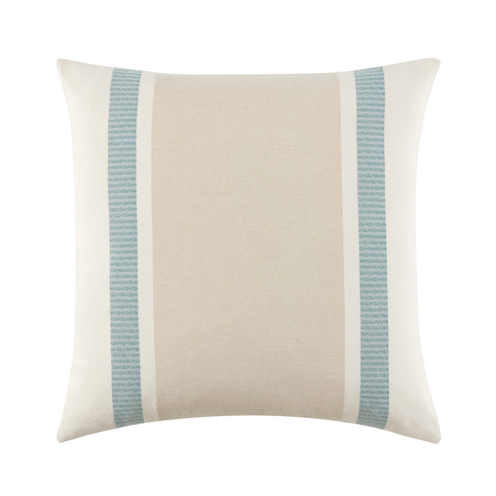 Breeze Light Teal Square Decorative Pillow Cover 20" x 20" Throw Pillows By J. Queen New York