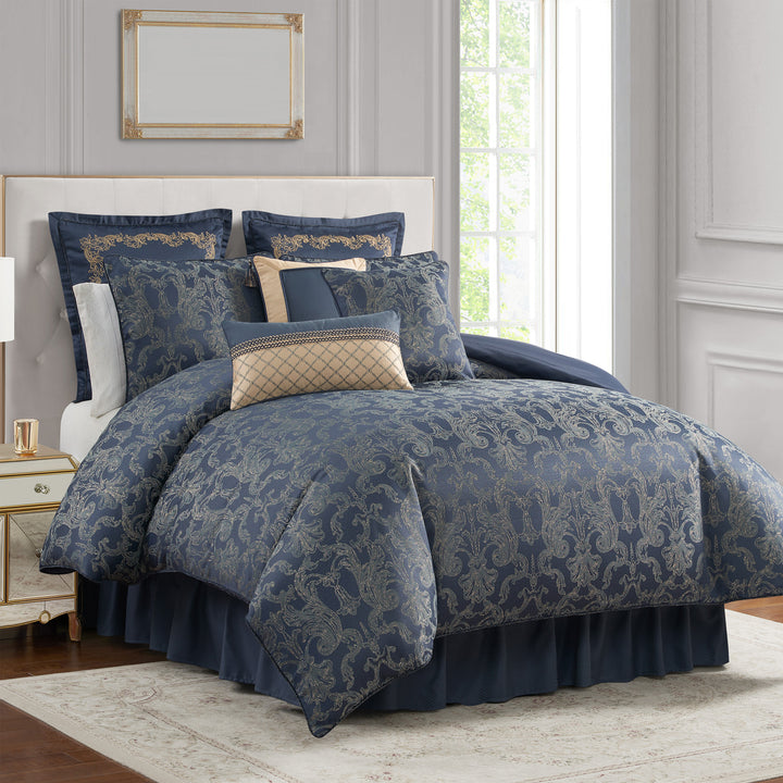 Brennigan Navy 6 Piece Comforter Set Comforter Sets By Waterford