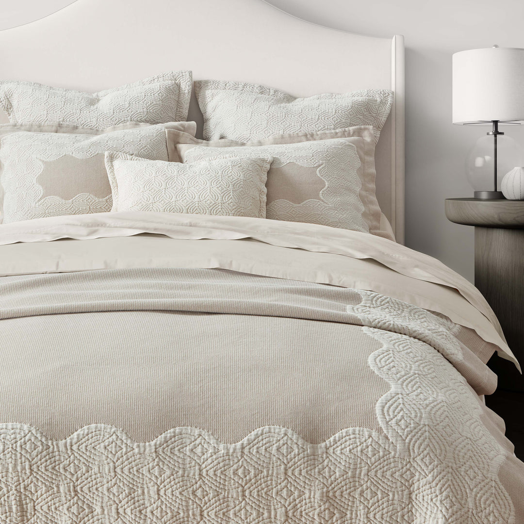 Brisbane Natural Coverlet Coverlet By J. Queen New York