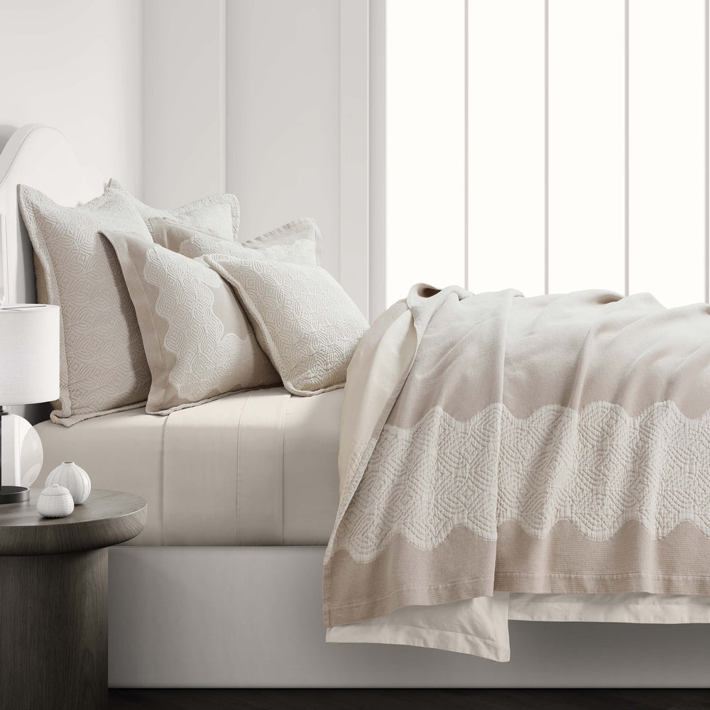 Brisbane Natural Coverlet Coverlet By J. Queen New York