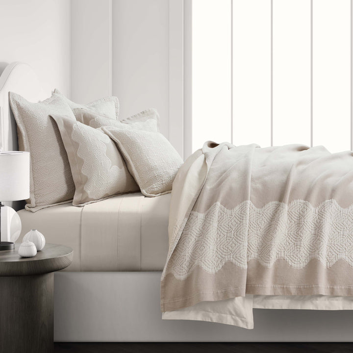 Brisbane Natural Coverlet Coverlet By J. Queen New York