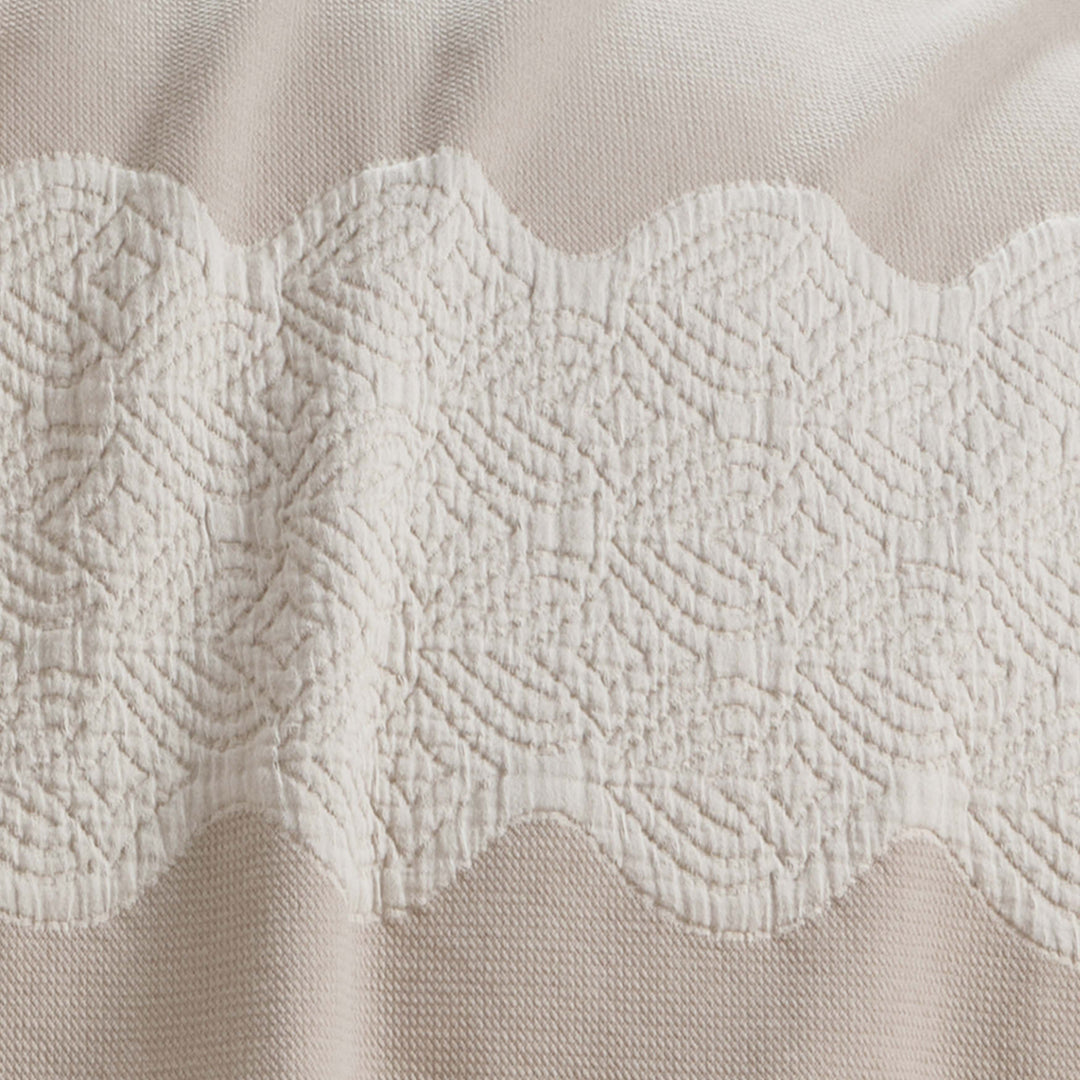 Brisbane Natural Coverlet Coverlet By J. Queen New York