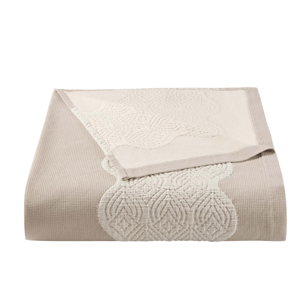 Brisbane Natural Coverlet Coverlet By J. Queen New York
