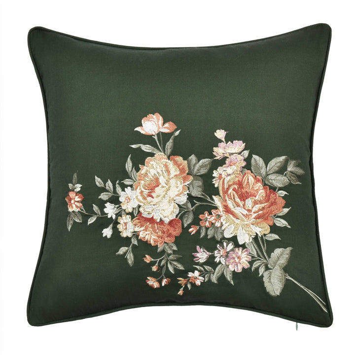 Brittany Forest Square Decorative Throw Pillow 18" x 18" Throw Pillows By J. Queen New York