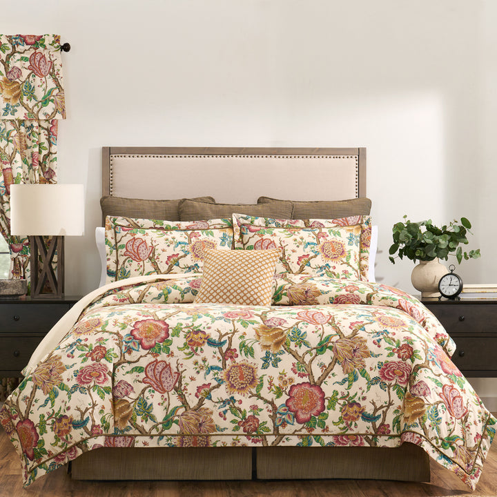 Bronte Floral 4 Piece Comforter Set